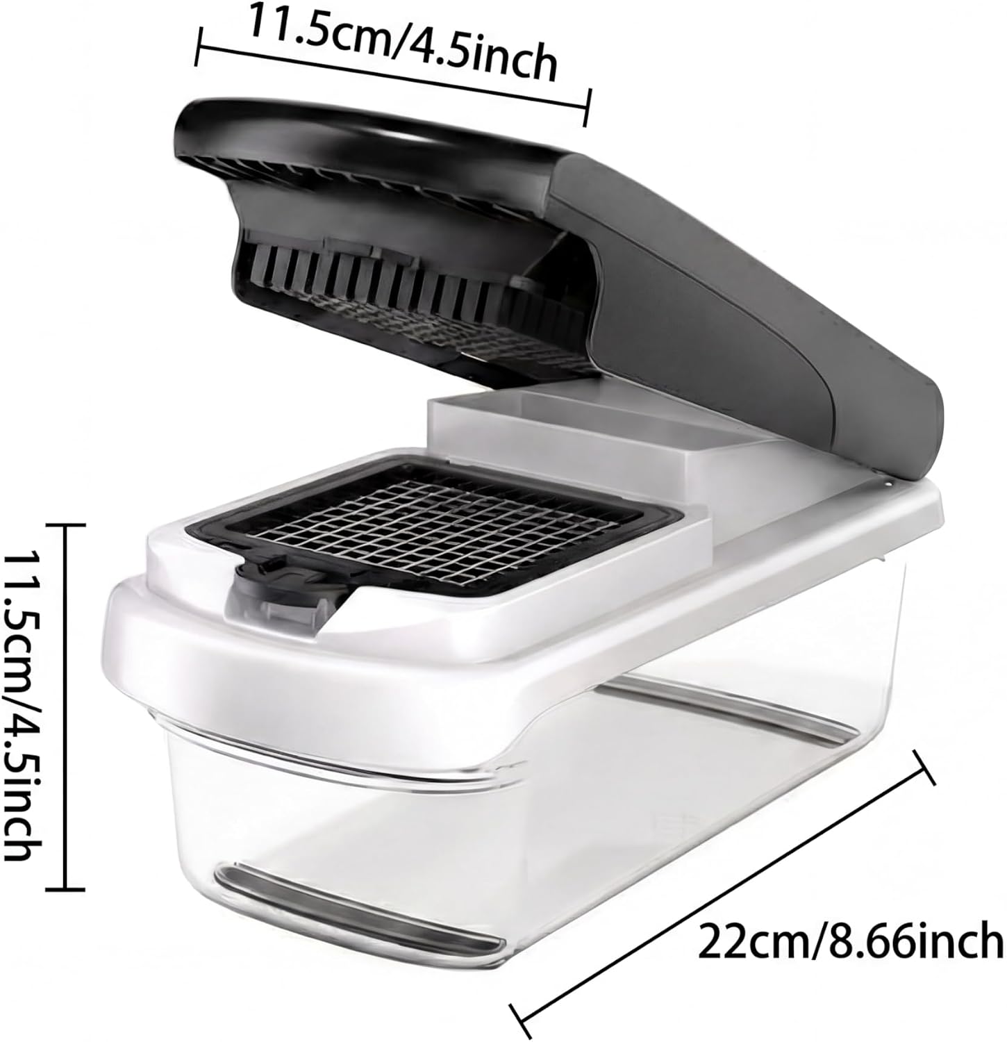 15 in 1Vegetable Chopper with Container,Food Chopper and Spiralizer,Onion Chopper,Veggie Cutter for Salad,Cheese Grater,Fruit Slicer,Kitchen Gadgets Accessories With Brush and Egg separator