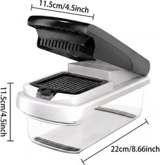 15 in 1Vegetable Chopper with Container,Food Chopper and Spiralizer,Onion Chopper,Veggie Cutter for Salad,Cheese Grater,Fruit Slicer,Kitchen Gadgets Accessories With Brush and Egg separator