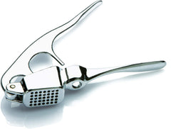 1 Cast Aluminium Garlic Press Crusher Squeezer Masher & Olive/Cherry Pitter Corer - Super Light-weighted and Strong