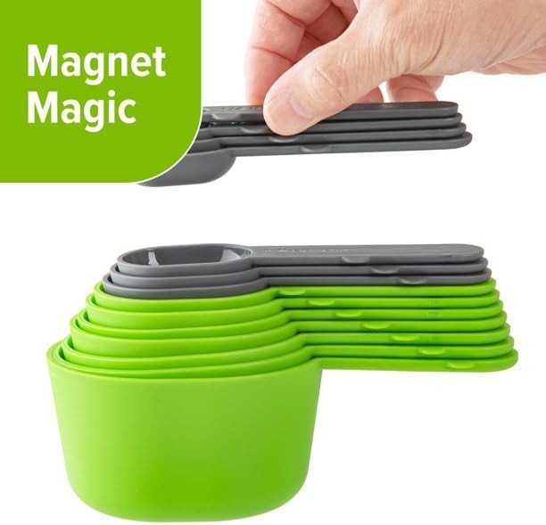 15 Piece Magnetic Measuring Set, BPA Free, Dishwasher Safe