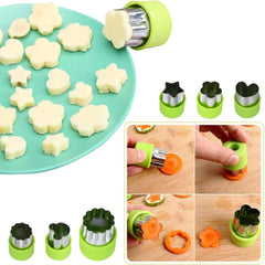 12PCS Melon Baller Scoop Set, 4-in-1 Watermelon Scooper Fruit Scooper, Fruit Cutter Shapes, Fruit Fork, Stainless Steel Carving Knife Kitchen Tools for Dig Pulp Separator Fruit Slicer