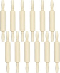 12 Pack Wood Small Rolling Pin for Kids, 7.9 Inch Kids Rolling Pin for Home Kitchen (7.9 Inch)