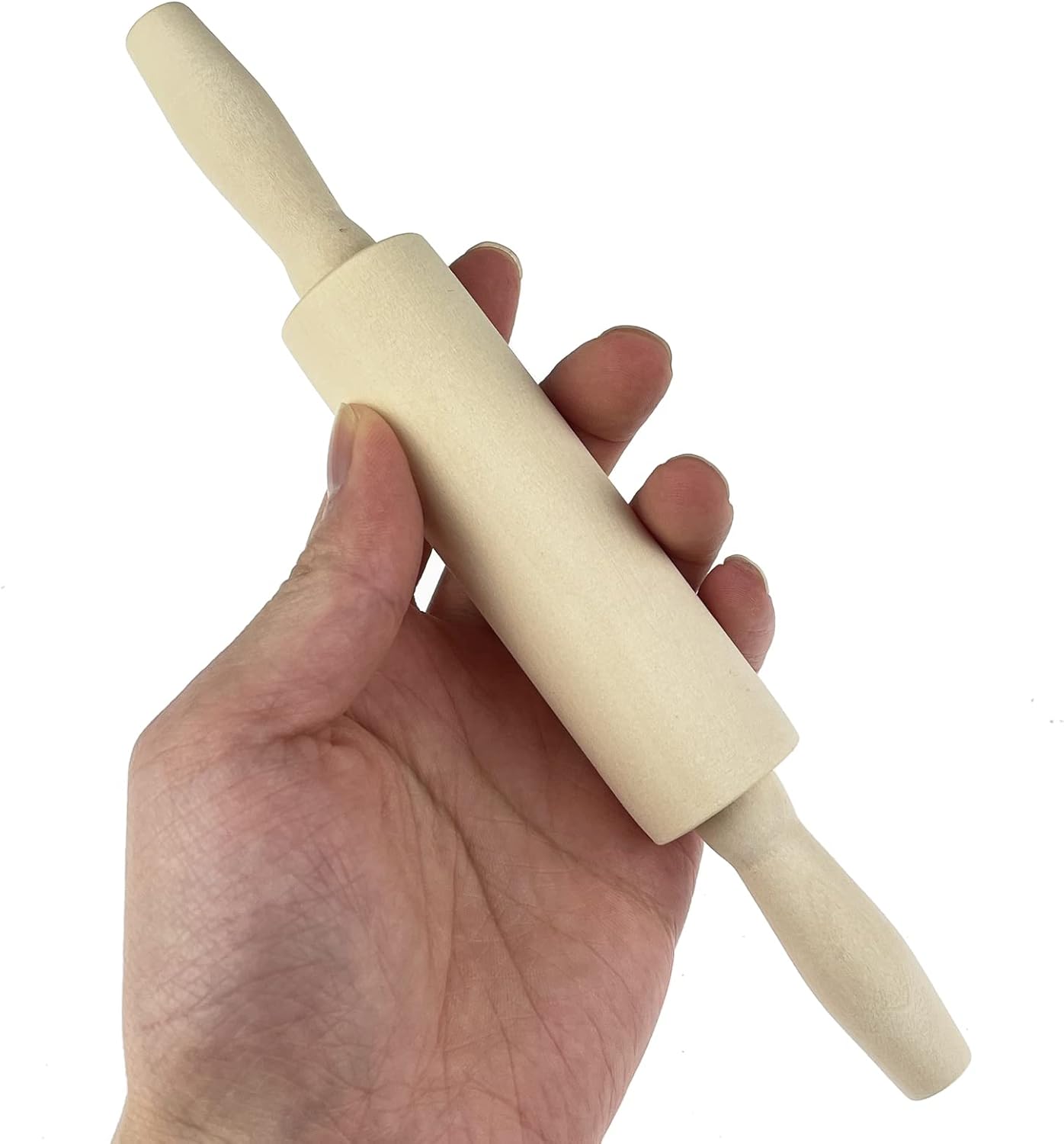 12 Pack Wood Small Rolling Pin for Kids, 7.9 Inch Kids Rolling Pin for Home Kitchen (7.9 Inch)