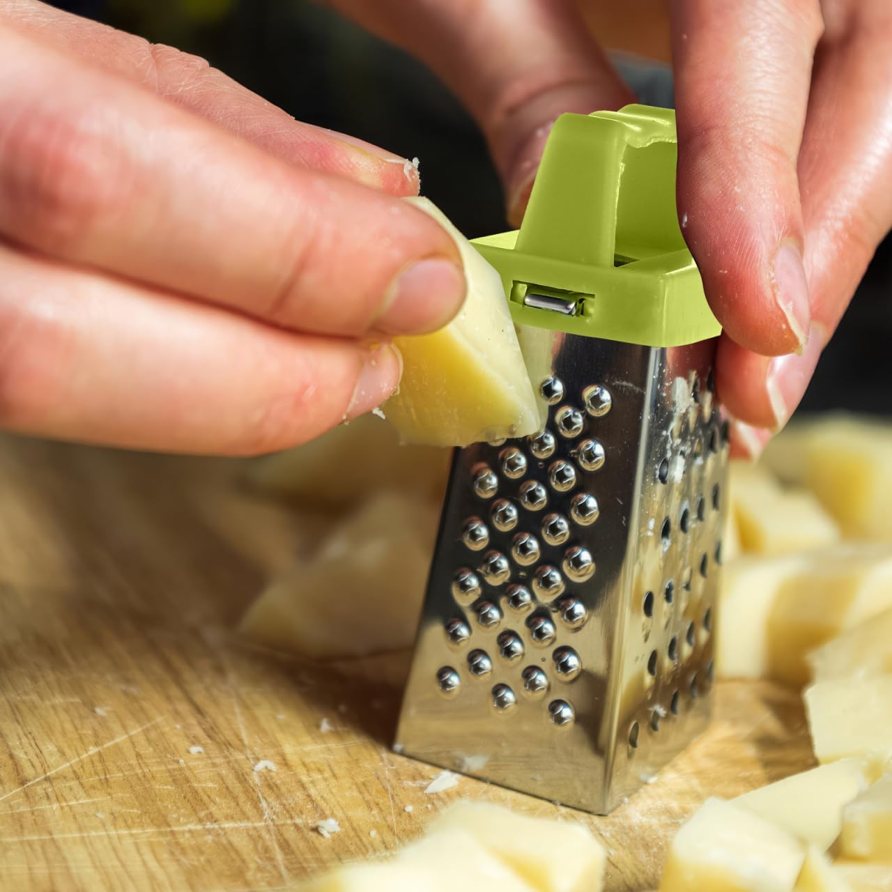 12 Pack Mini Cheese Grater Stainless Steel Box Grater with Handle Handheld Fruit and Vegetable Cutter Small Kitchen Gadget for Garlic Ginger and Cheese 2.63 X 1.45 X 4.25 in