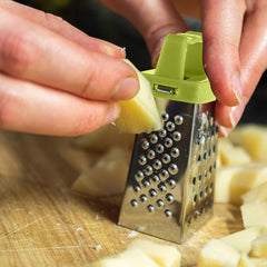 12 Pack Mini Cheese Grater Stainless Steel Box Grater with Handle Handheld Fruit and Vegetable Cutter Small Kitchen Gadget for Garlic Ginger and Cheese 2.63 X 1.45 X 4.25 in