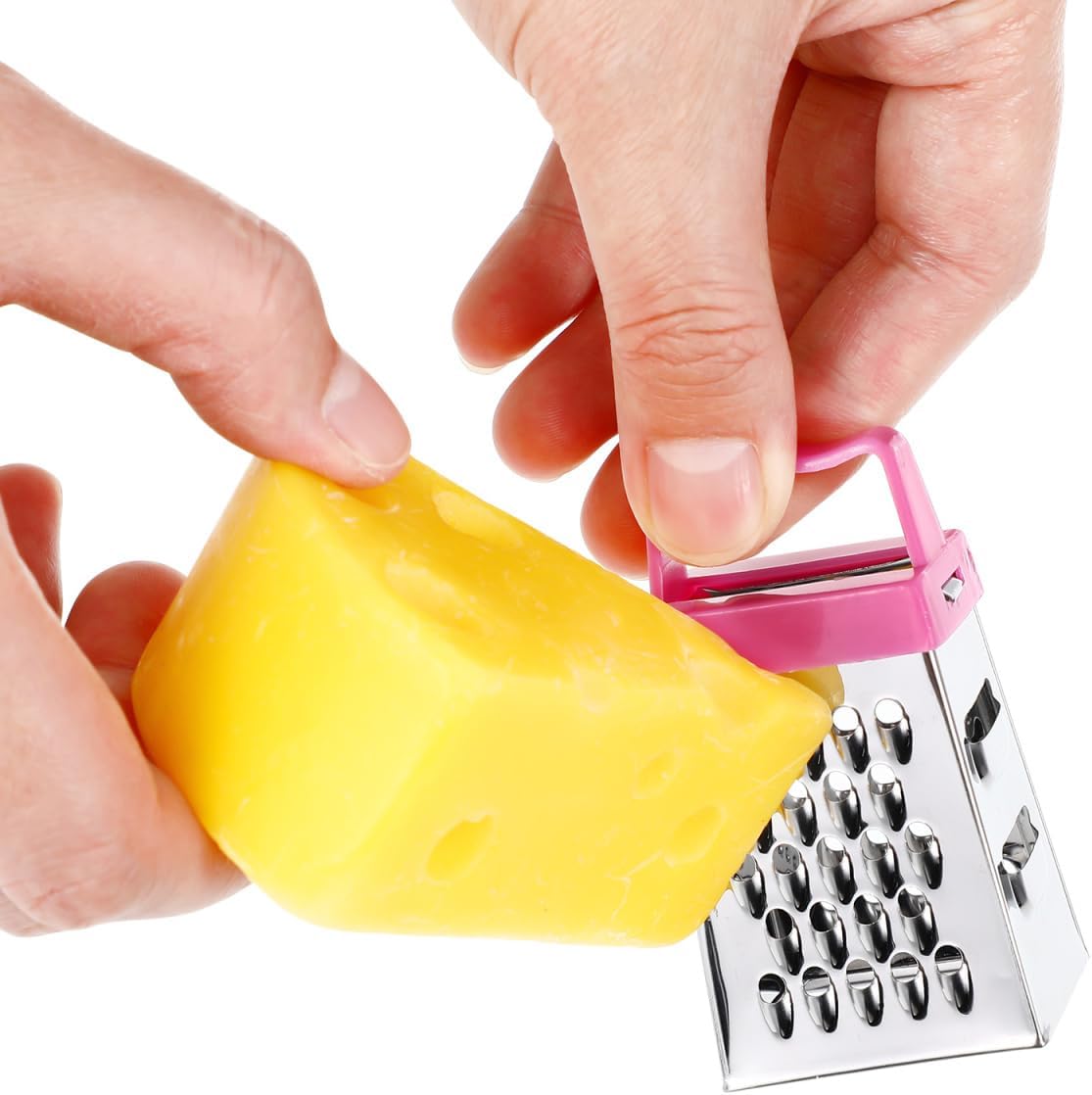 12 Pack Mini Cheese Grater Stainless Steel Box Grater with Handle Handheld Fruit and Vegetable Cutter Small Kitchen Gadget for Garlic Ginger and Cheese 2.63 X 1.45 X 4.25 in