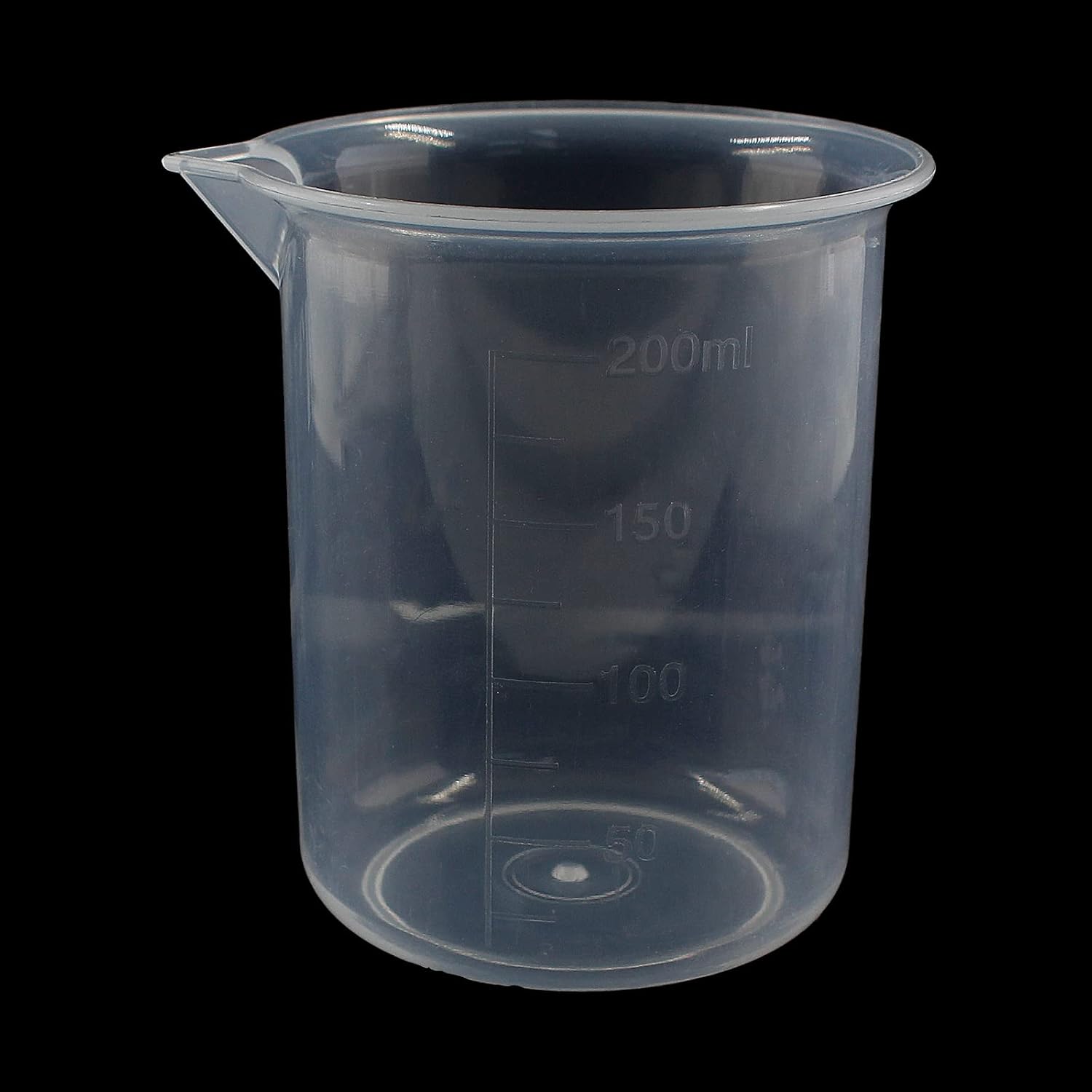 100ml/3.4oz Plastic Graduated Beaker, 3 Pack, Transparent | PP Material, Measuring Cup, Mixing Cup, For Kitchen Lab