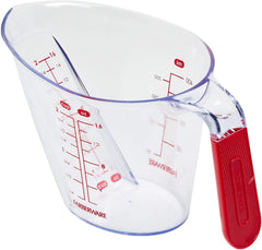 1 Cup Angled Measuring Cup, Easy-Read Markings for Precise Measuring, Dishwasher Safe Kitchen Tool for Baking and Cooking