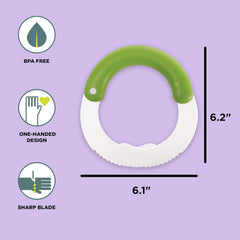 104-259-120 SaladShears Nylon Lettuce Chopper - White