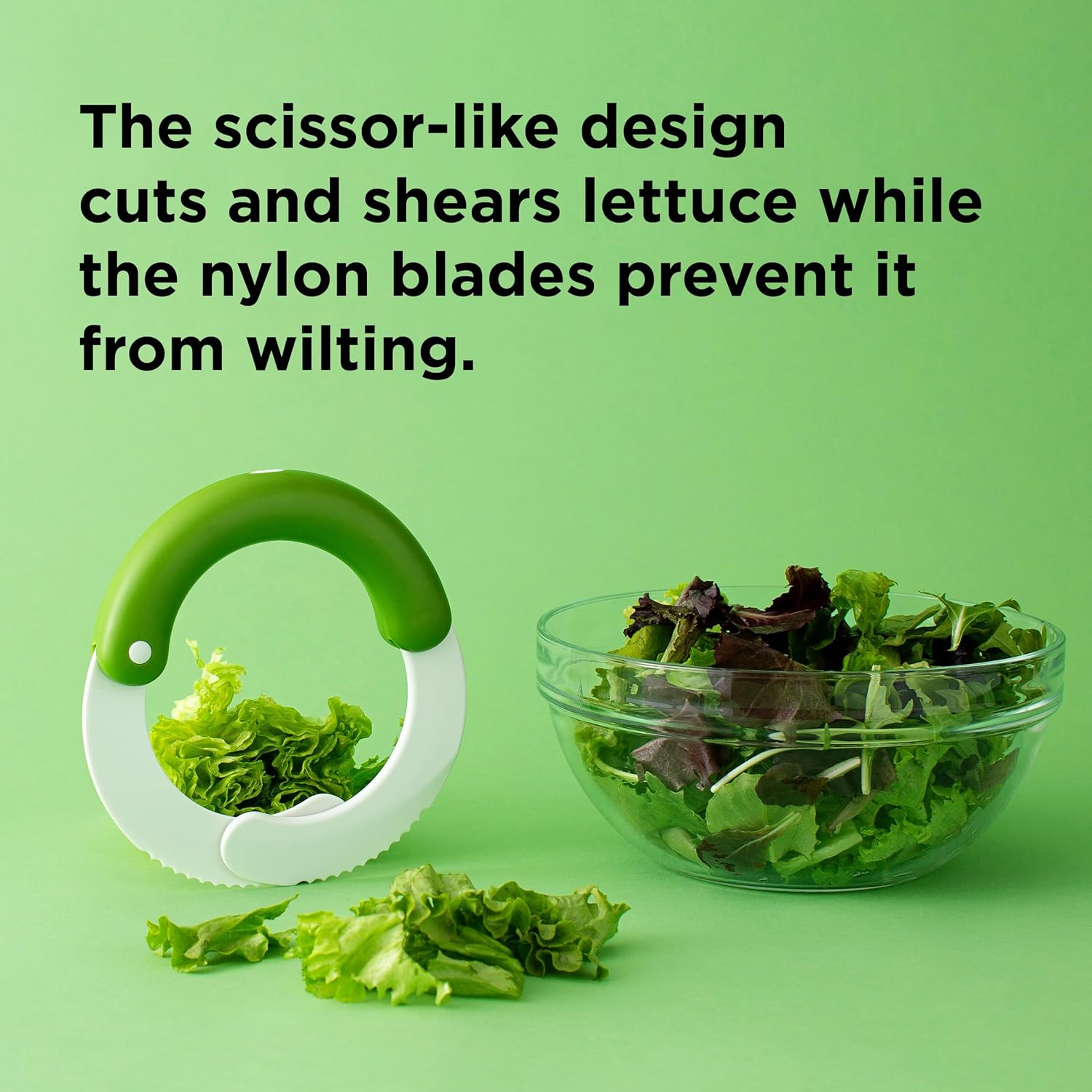 104-259-120 SaladShears Nylon Lettuce Chopper - White