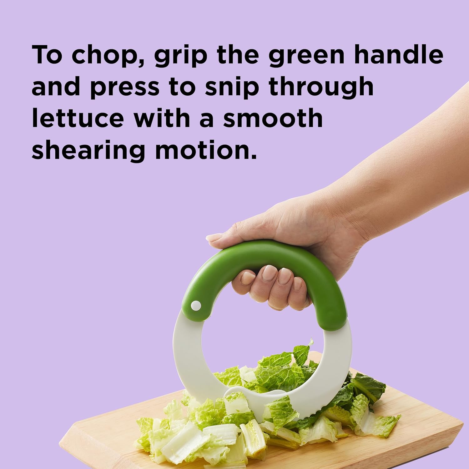 104-259-120 SaladShears Nylon Lettuce Chopper - White