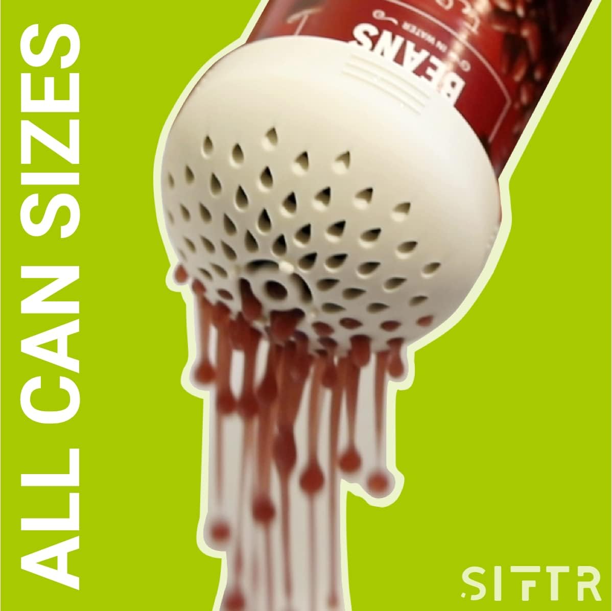 (PINK) Nesting Can Strainer Mini Colander Set - Space Saving Small Colanders and Strainers - Multi Use Kitchen Gadget - Silicone Can Strainer