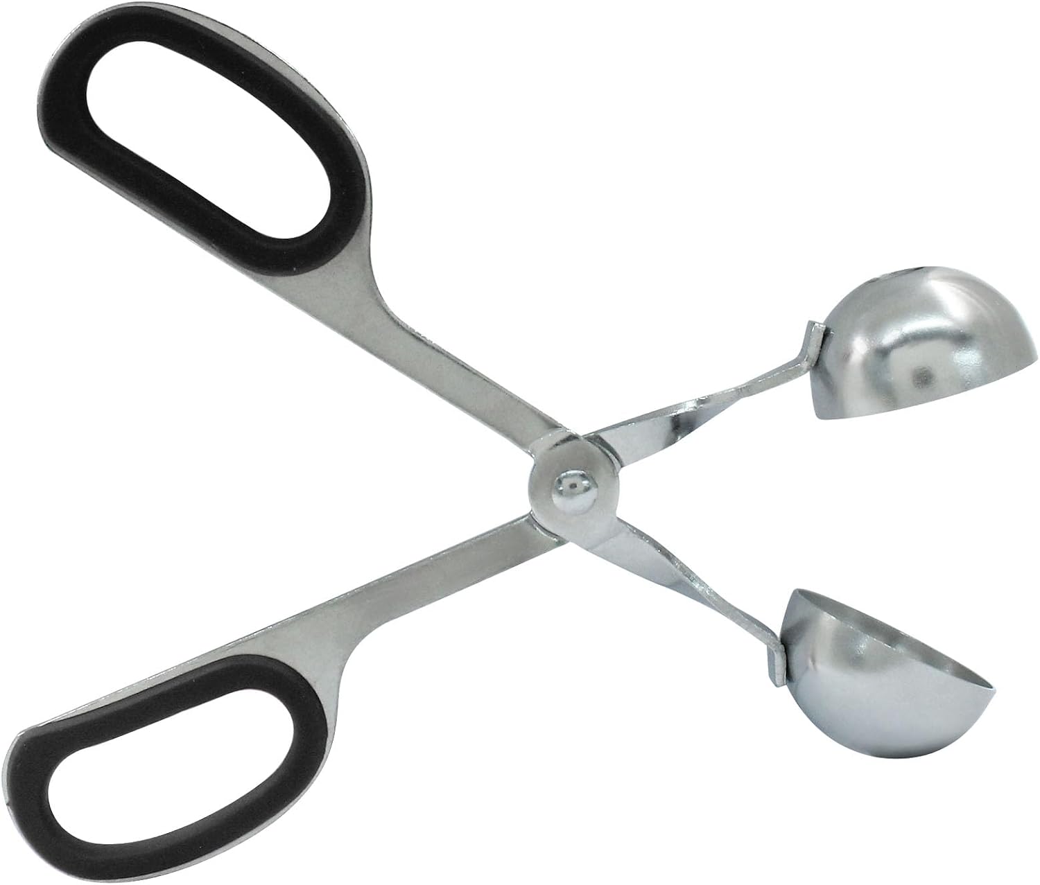 1.38" Meatball Maker, None-stick Meatball Scoop Ball Maker, Stainless Steel Meat Baller Tongs, Cake Pop, Cookie Dough Scoop for Kitchen (Black)