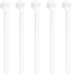 10Pcs Teaspoon Micro Scoops 250 Milligram Mini Powder Scoops Mini Measuring Spoons for Measuring Cosmetics Powders Coffee, White