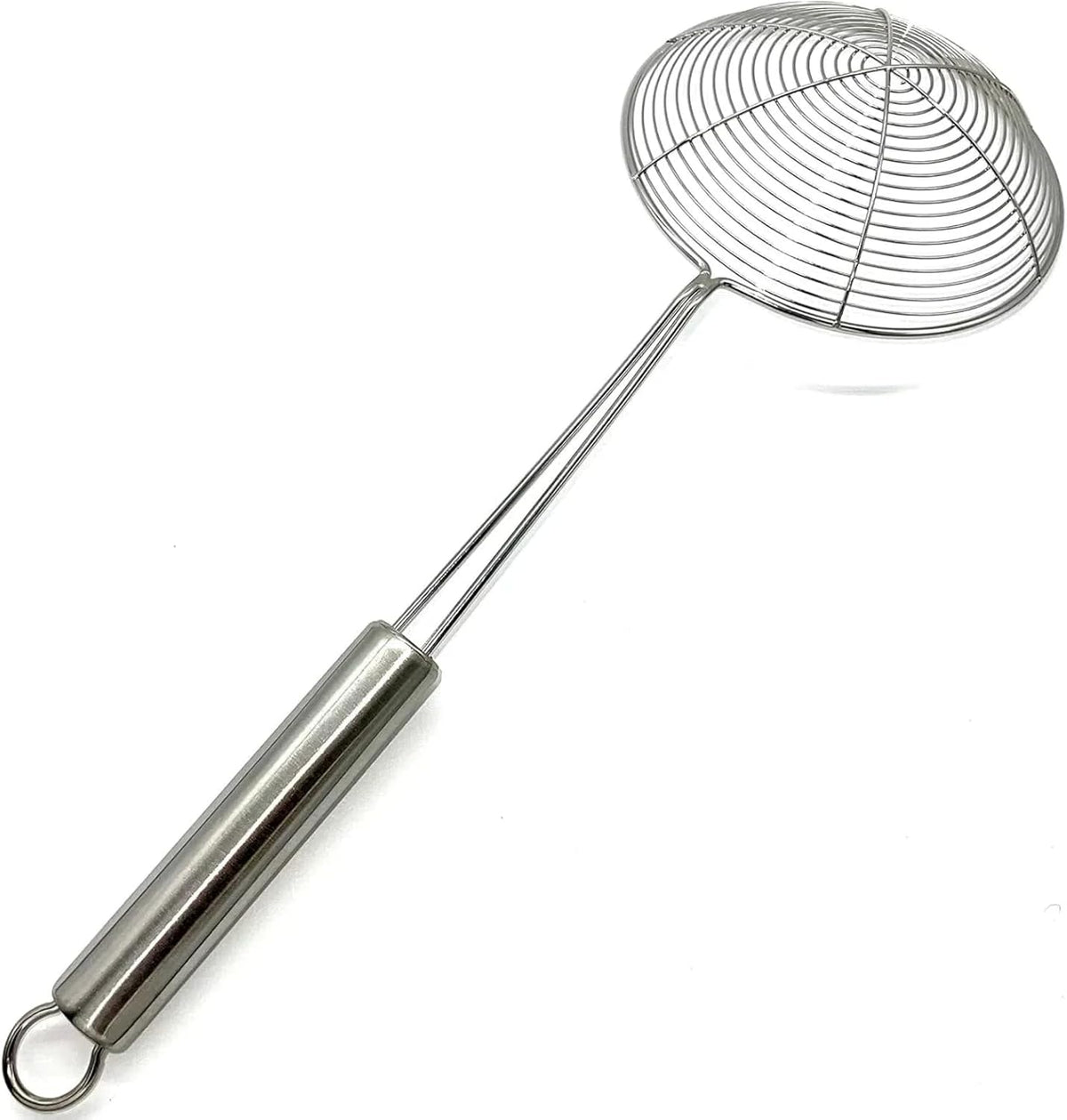 13.7-inch Spider Strainer Skimmer Stainless Steel Pasta Strainer Spoon for Cooking and Frying, Wire Skimmer Ladle Kitchen Utensils Fryer Scoop Spoon.