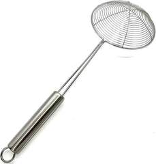 13.7-inch Spider Strainer Skimmer Stainless Steel Pasta Strainer Spoon for Cooking and Frying, Wire Skimmer Ladle Kitchen Utensils Fryer Scoop Spoon.