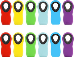 12 Pack Chip Clips Bag Clip, Magnetic Food Clip for Chips, Bread, Snacks, Kitchen, Refrigerator, Clothes Pins Multicolor