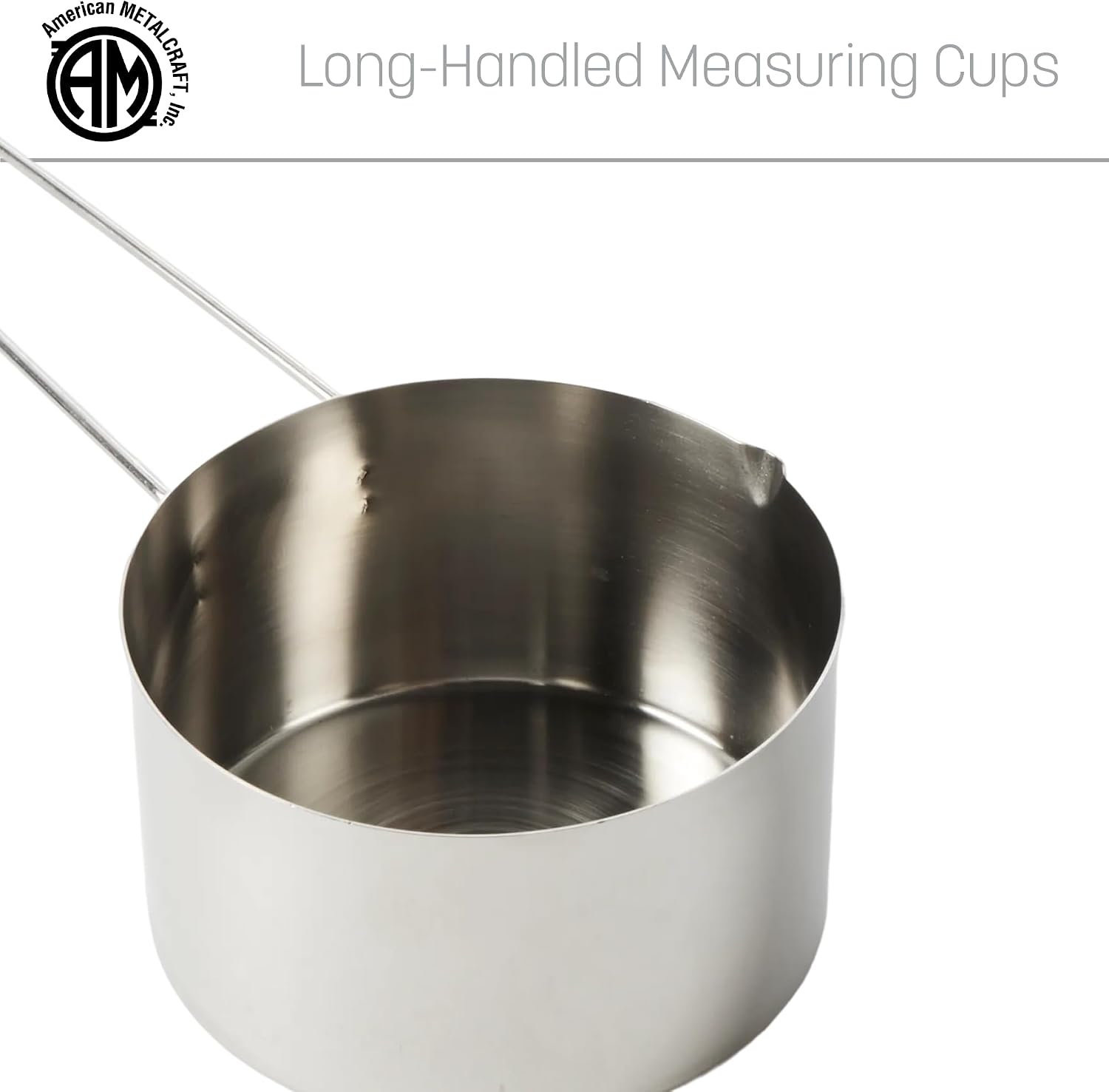 . American Metalcraft MCL125 Stainless Steel Measuring Cup, 1 1/4-Cup