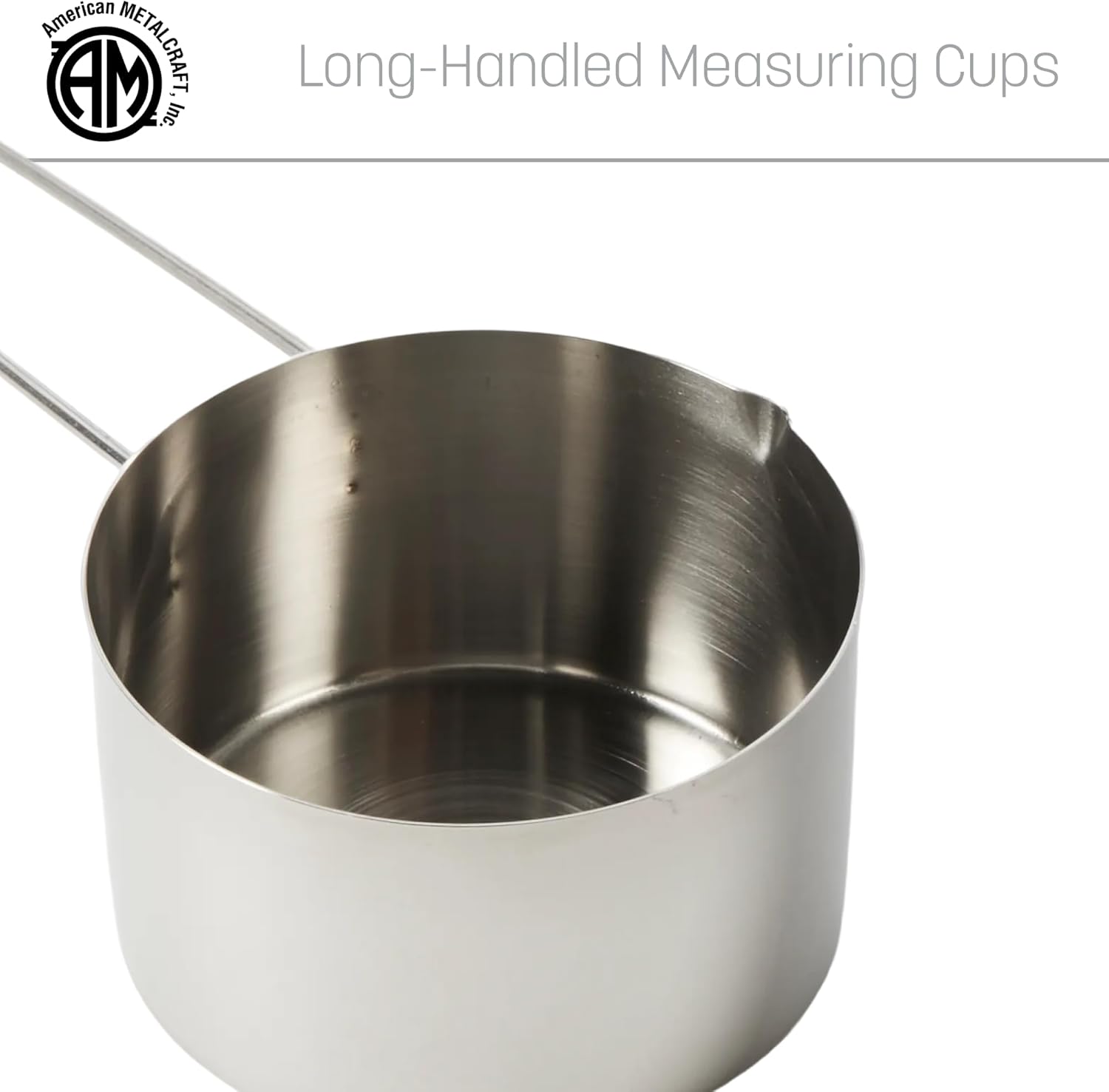 . American Metalcraft MCL125 Stainless Steel Measuring Cup, 1 1/4-Cup