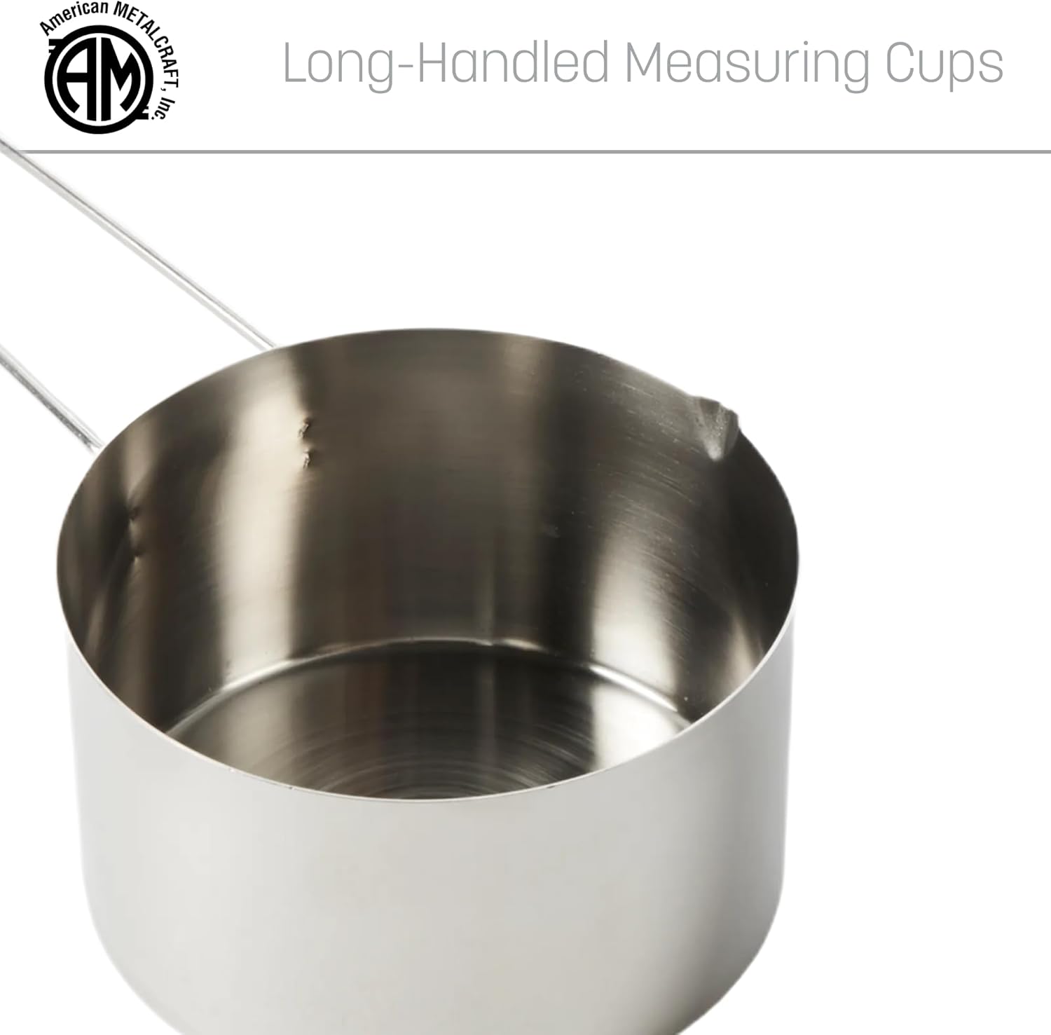 . American Metalcraft MCL125 Stainless Steel Measuring Cup, 1 1/4-Cup