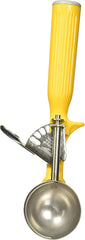 1-5/8 oz Stainless Steel Disher - Size 20,Yellow