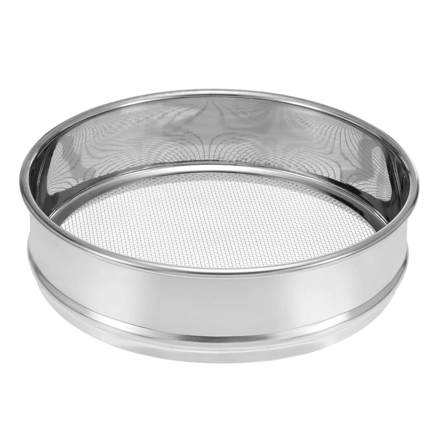 10 Mesh Lab Sieve, 8" Diameter Test Sieve 304 Stainless Steel Wire Cloth (2mm) for Industrial Laboratory - Colors A