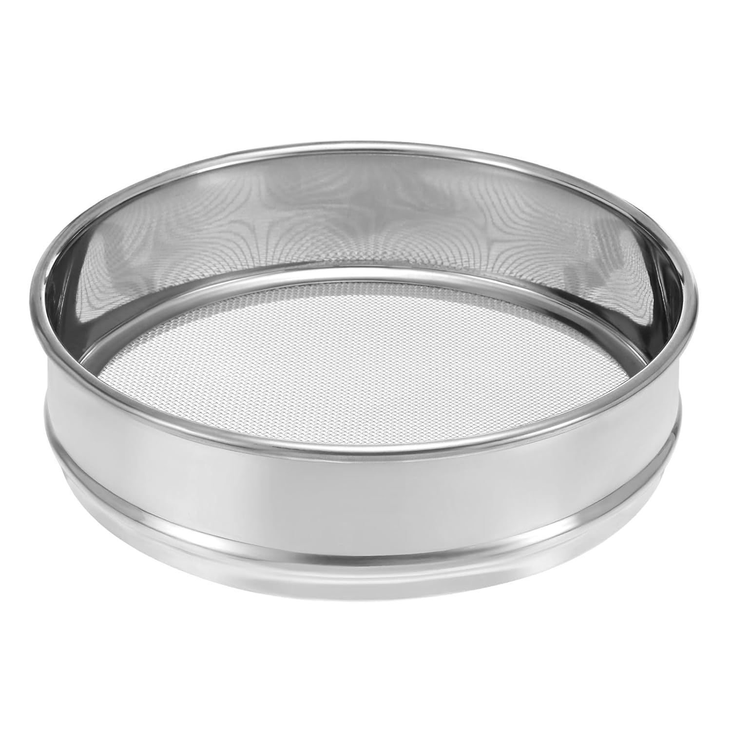 10 Mesh Lab Sieve, 8" Diameter Test Sieve 304 Stainless Steel Wire Cloth (2mm) for Industrial Laboratory - Colors A
