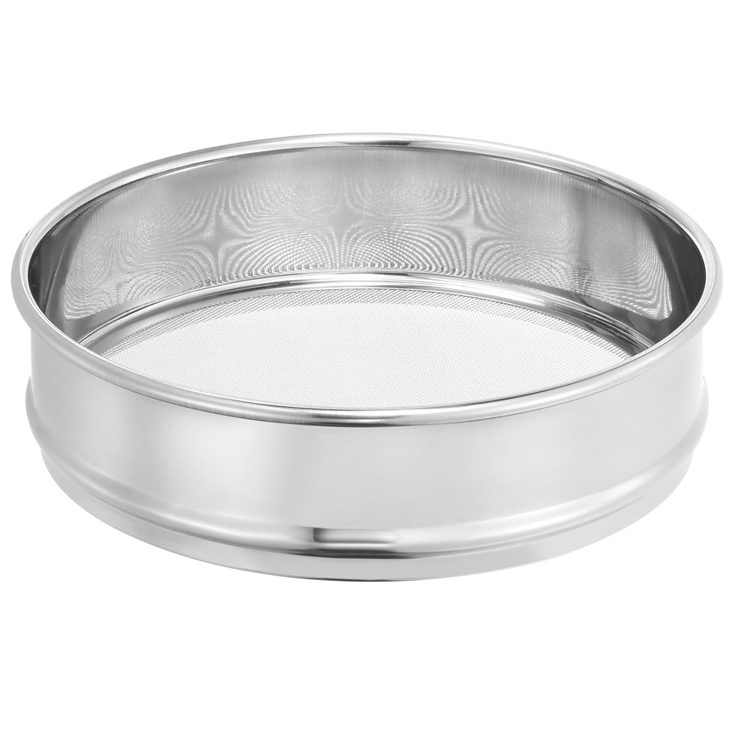 10 Mesh Lab Sieve, 8" Diameter Test Sieve 304 Stainless Steel Wire Cloth (2mm) for Industrial Laboratory - Colors A
