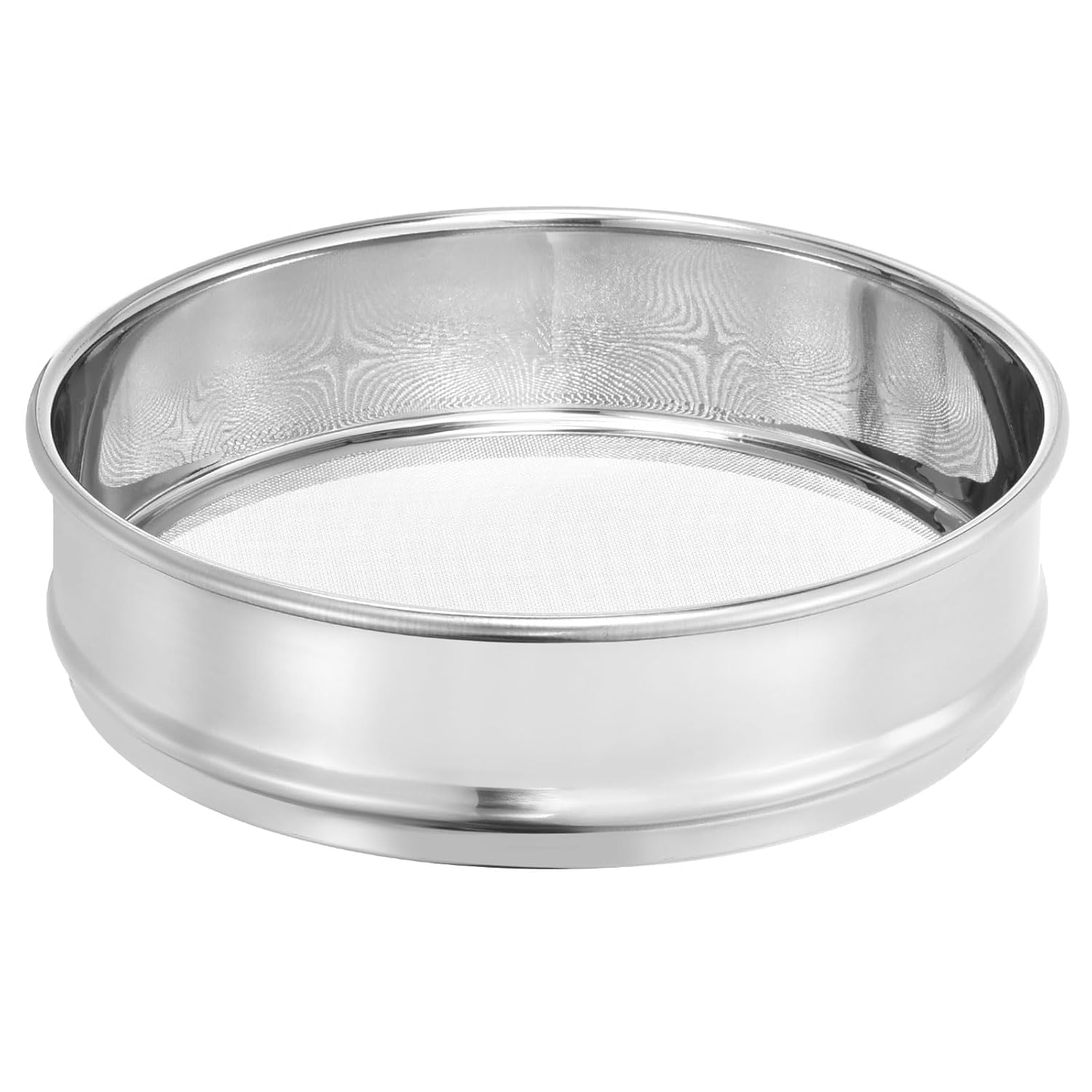10 Mesh Lab Sieve, 8" Diameter Test Sieve 304 Stainless Steel Wire Cloth (2mm) for Industrial Laboratory - Colors A