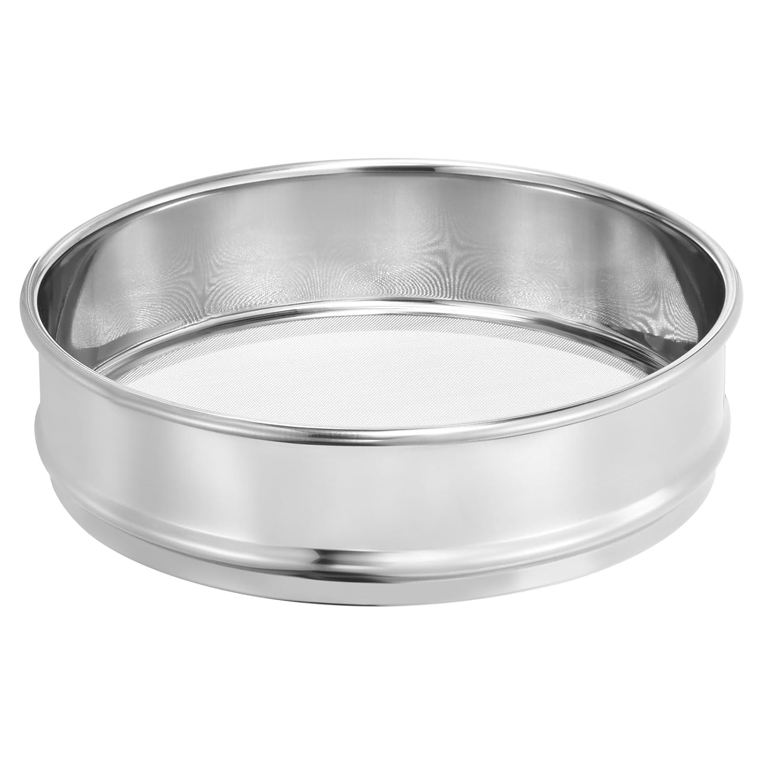 10 Mesh Lab Sieve, 8" Diameter Test Sieve 304 Stainless Steel Wire Cloth (2mm) for Industrial Laboratory - Colors A