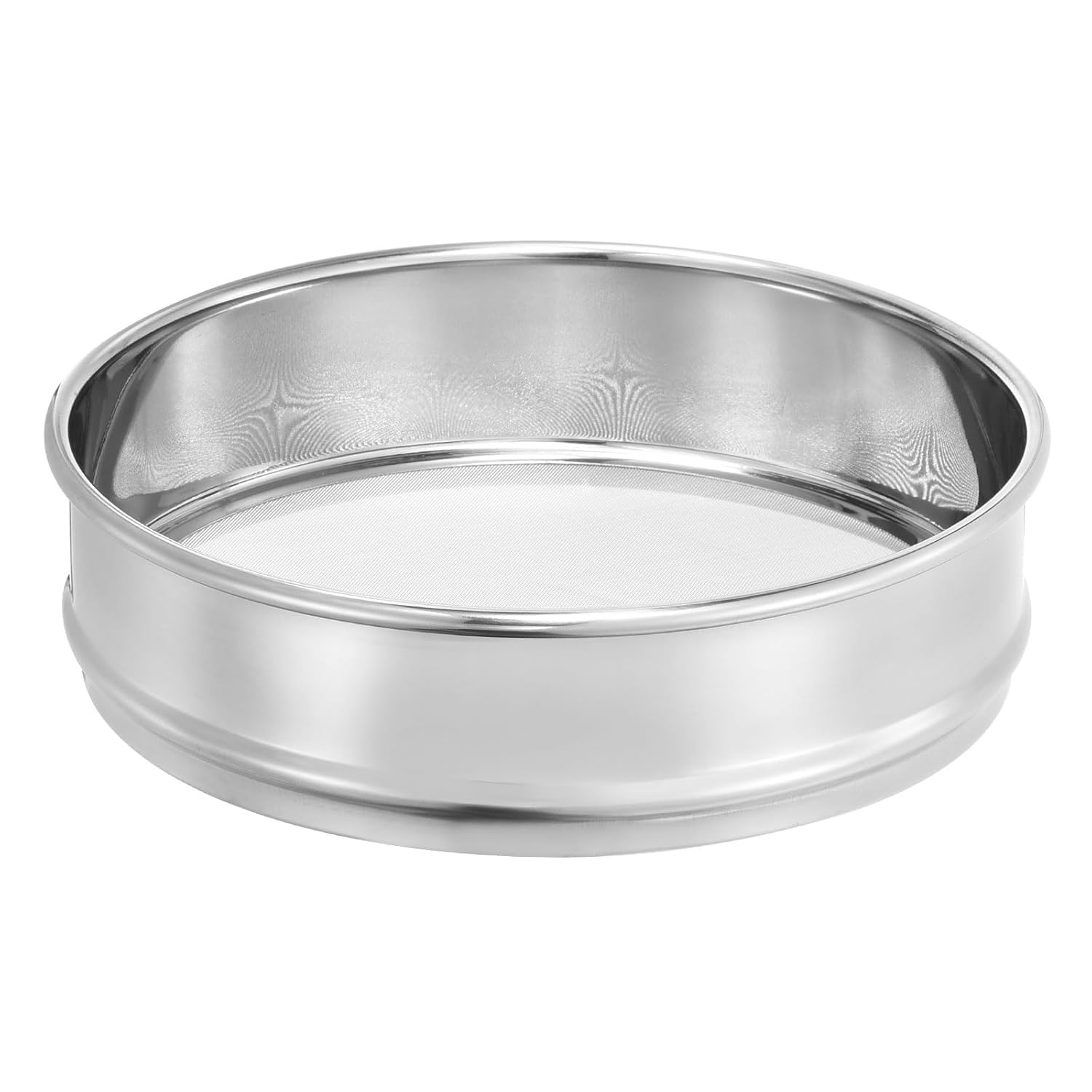 10 Mesh Lab Sieve, 8" Diameter Test Sieve 304 Stainless Steel Wire Cloth (2mm) for Industrial Laboratory - Colors A