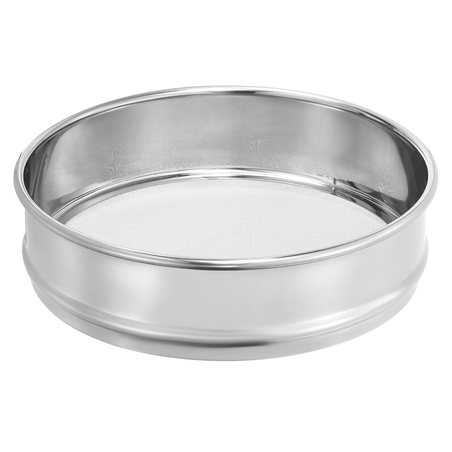 10 Mesh Lab Sieve, 8" Diameter Test Sieve 304 Stainless Steel Wire Cloth (2mm) for Industrial Laboratory - Colors A