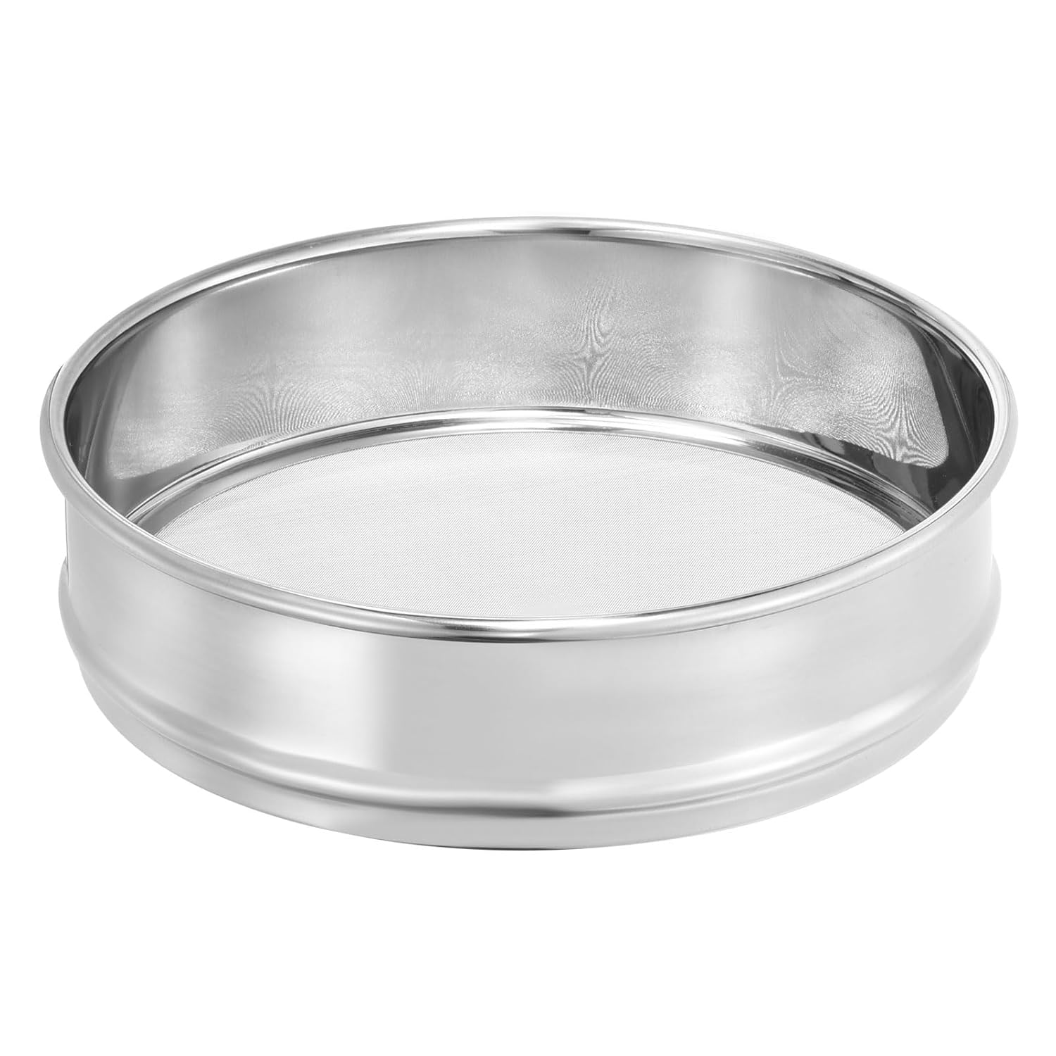 10 Mesh Lab Sieve, 8" Diameter Test Sieve 304 Stainless Steel Wire Cloth (2mm) for Industrial Laboratory - Colors A