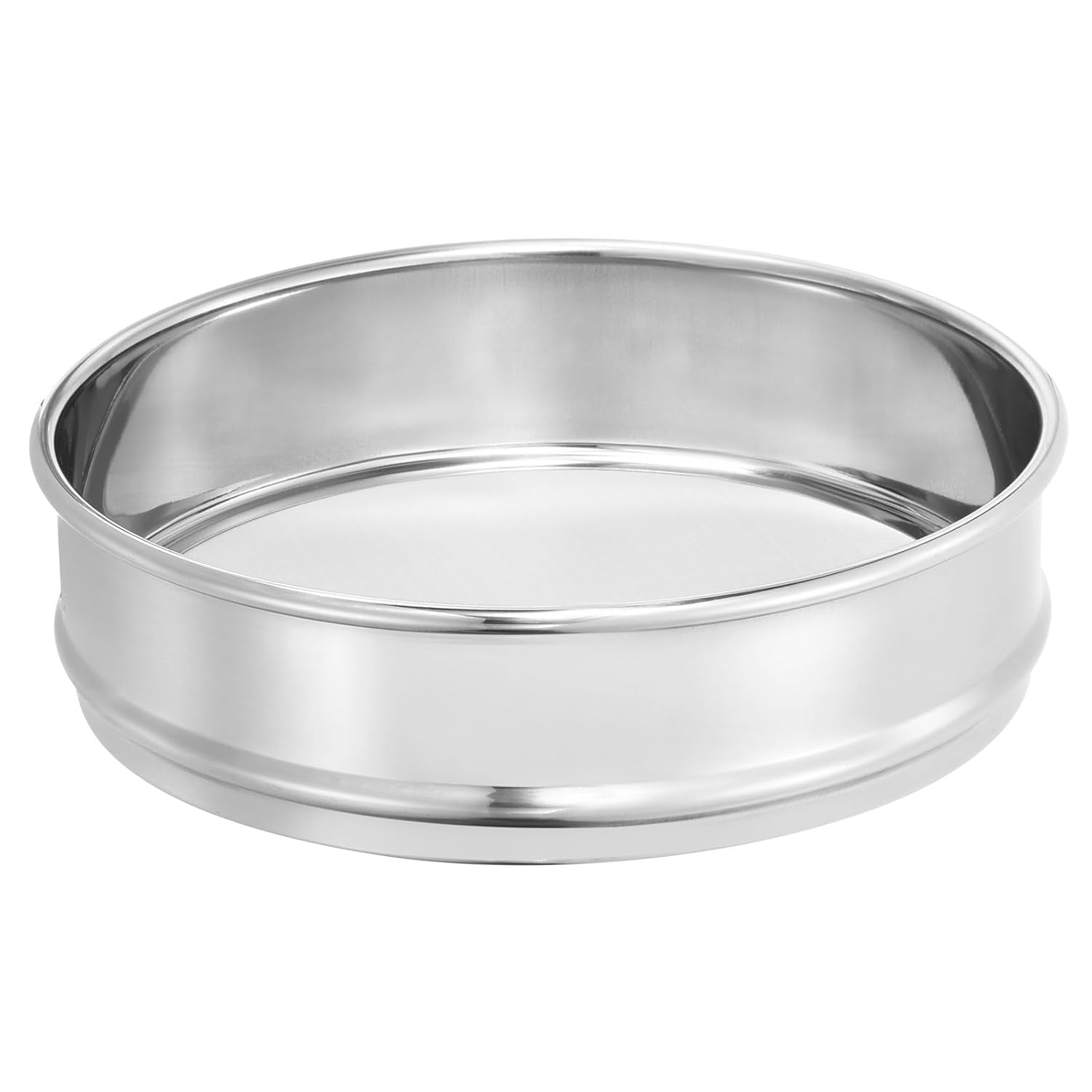 10 Mesh Lab Sieve, 8" Diameter Test Sieve 304 Stainless Steel Wire Cloth (2mm) for Industrial Laboratory - Colors A