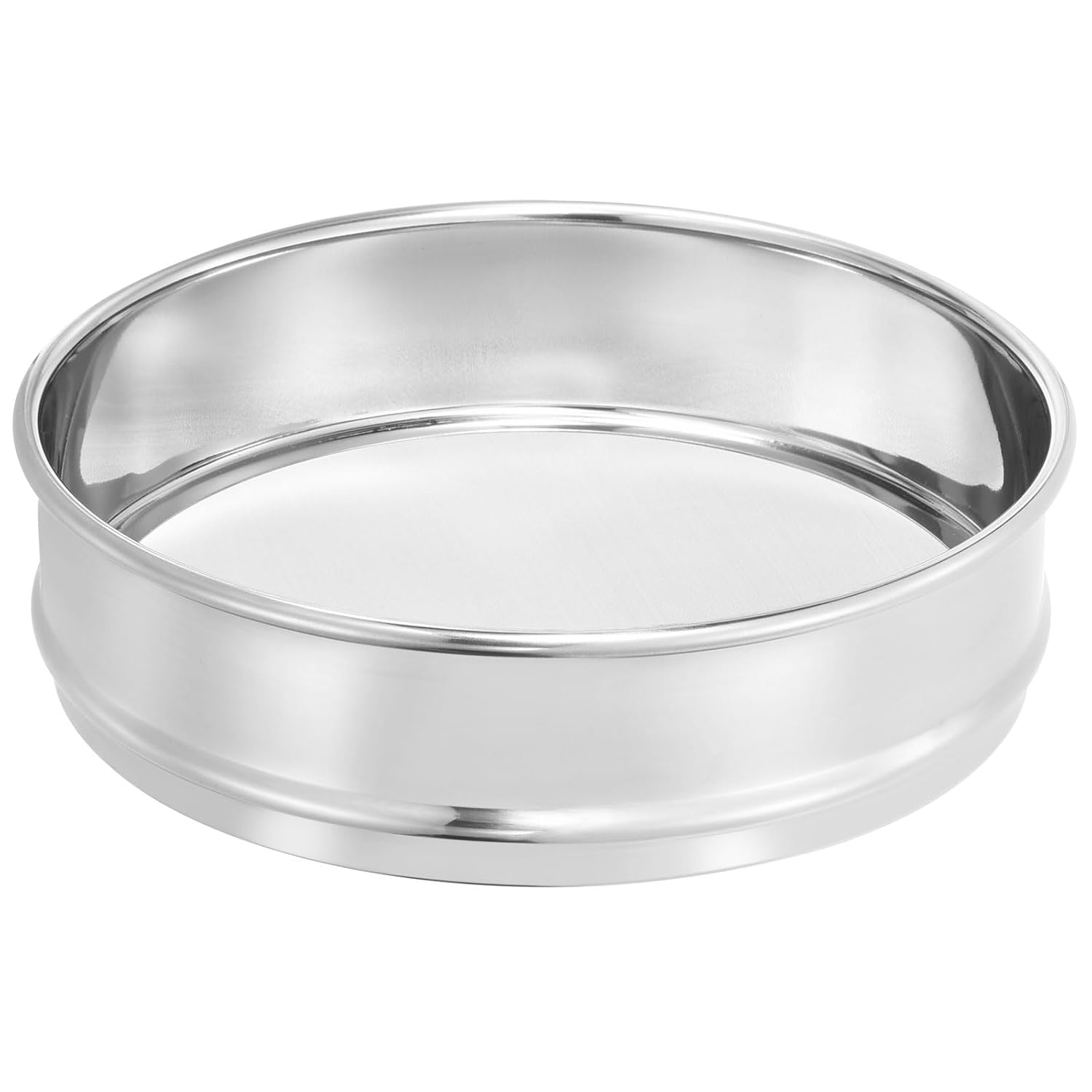 10 Mesh Lab Sieve, 8" Diameter Test Sieve 304 Stainless Steel Wire Cloth (2mm) for Industrial Laboratory - Colors A