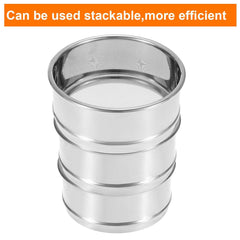 150 Mesh Lab Sieve, 4" Diameter Test Sieve 304 Stainless Steel Wire Cloth (0.1mm) for Industrial Laboratory
