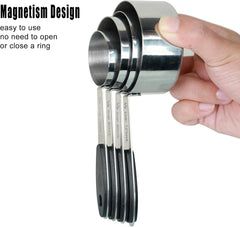 1/4 Cup Magnetic Grips Stainless Steel Measuring Cup -1PCS