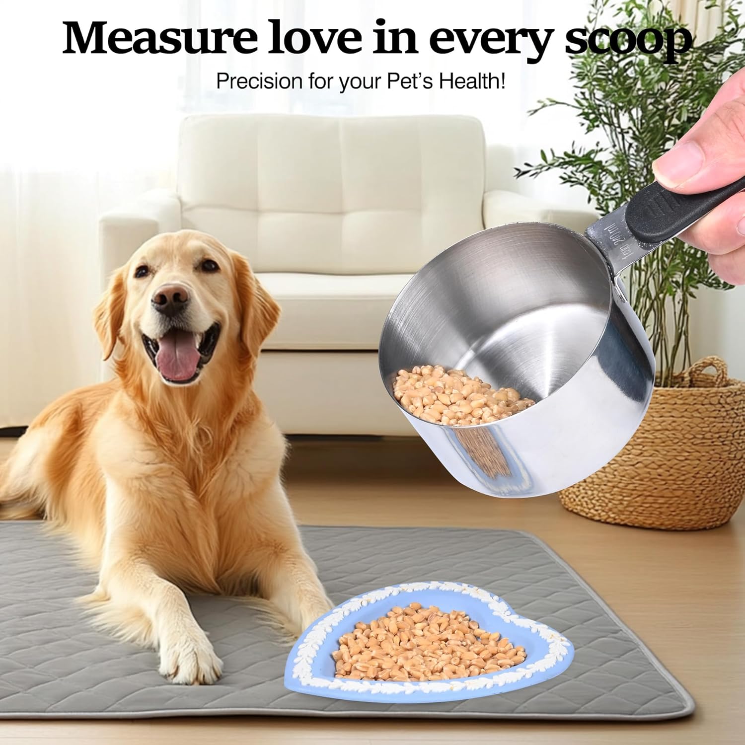 1/4 Cup Magnetic Grips Stainless Steel Measuring Cup -1PCS