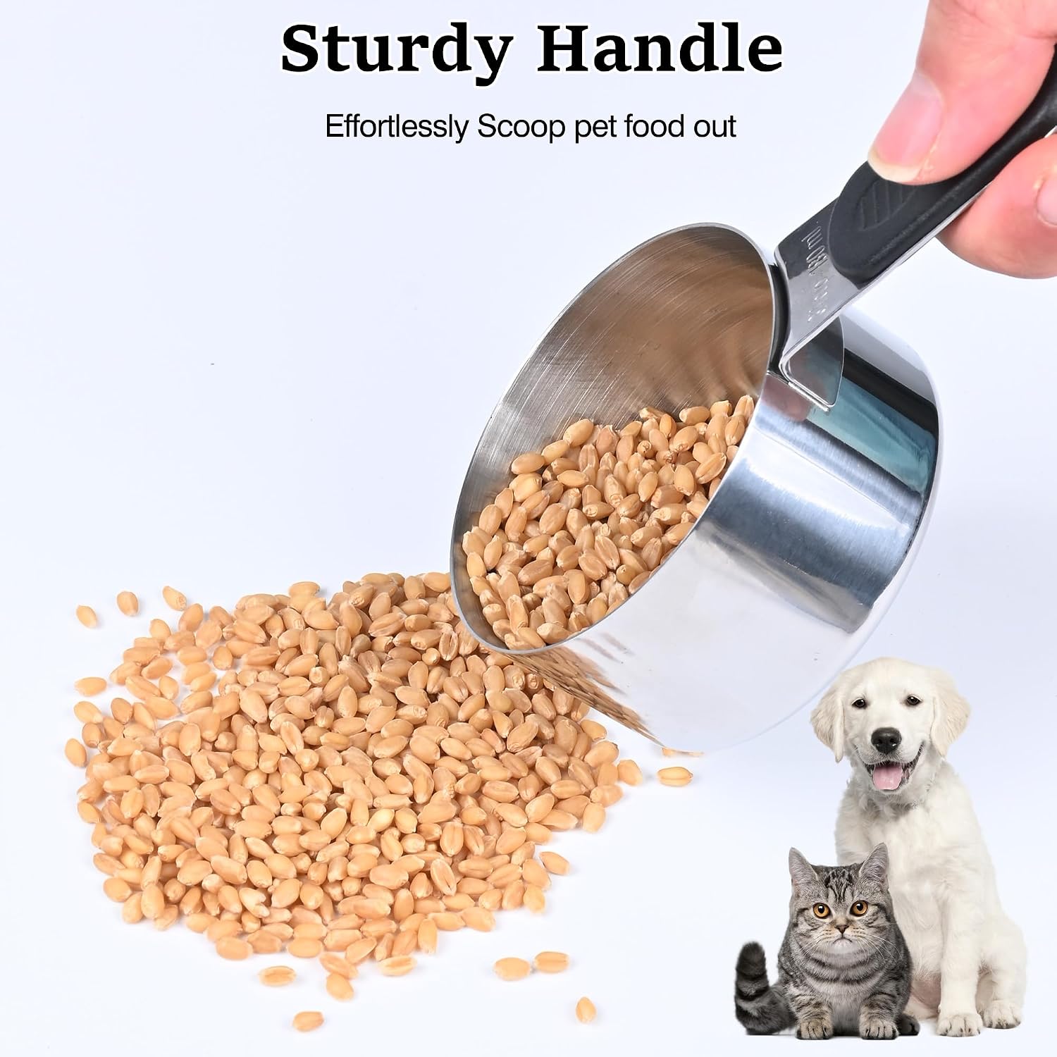 1/4 Cup Magnetic Grips Stainless Steel Measuring Cup -1PCS