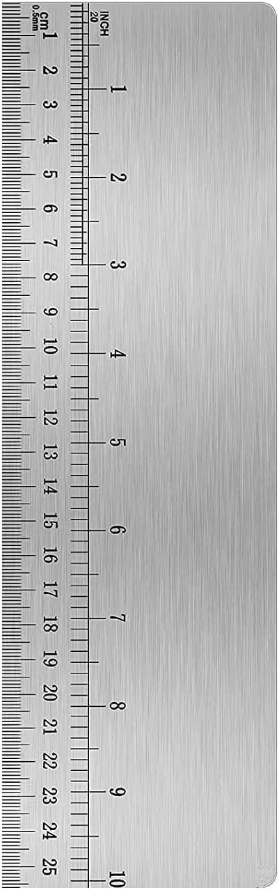 10inch Metal Cake Scraper .Stainless Steel Cake Edge Smoother for Buttercream, Cake Decorating Comb
