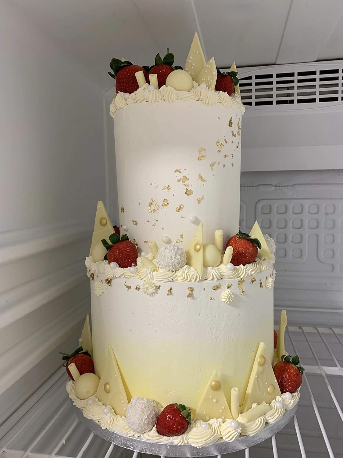10inch Metal Cake Scraper .Stainless Steel Cake Edge Smoother for Buttercream, Cake Decorating Comb