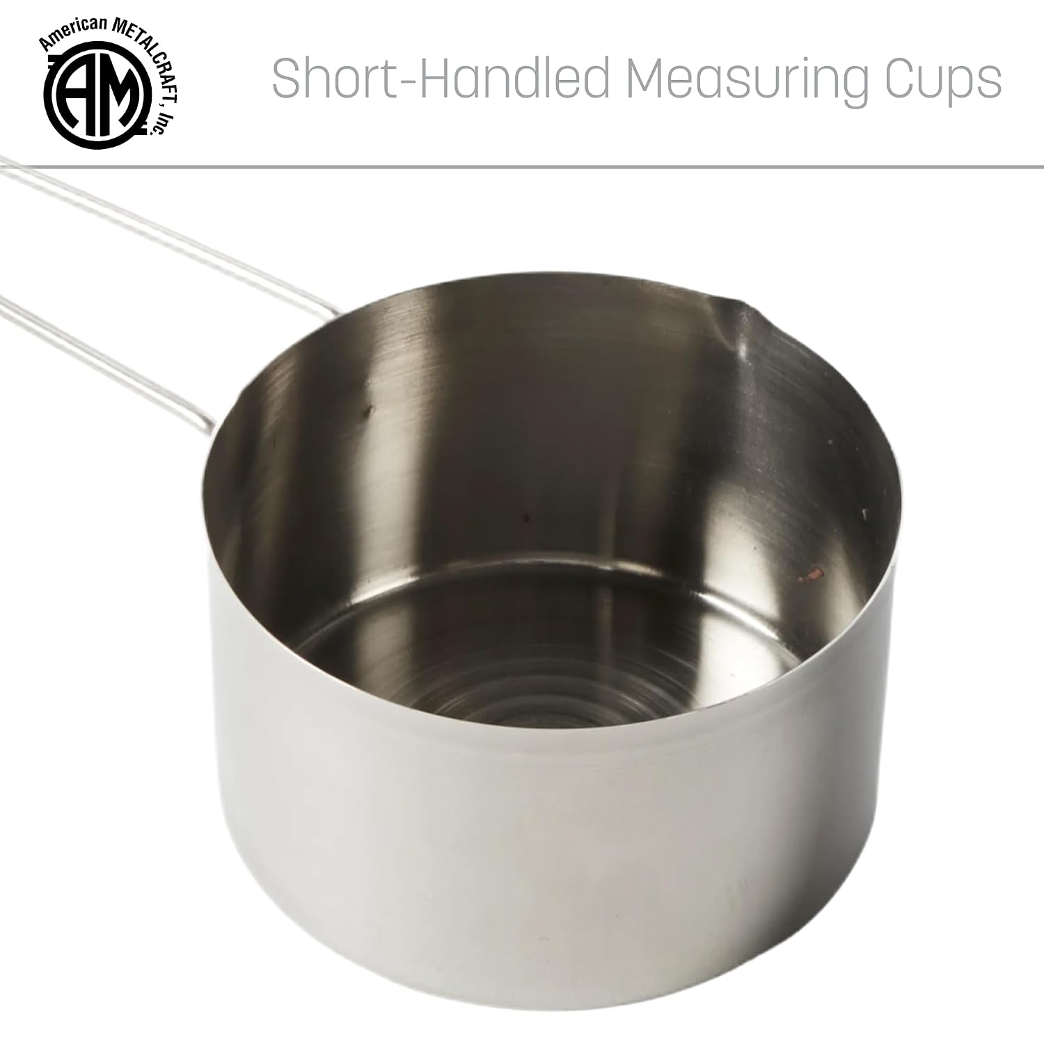 . 1 Cup Stainless Steel Measuring Cup
