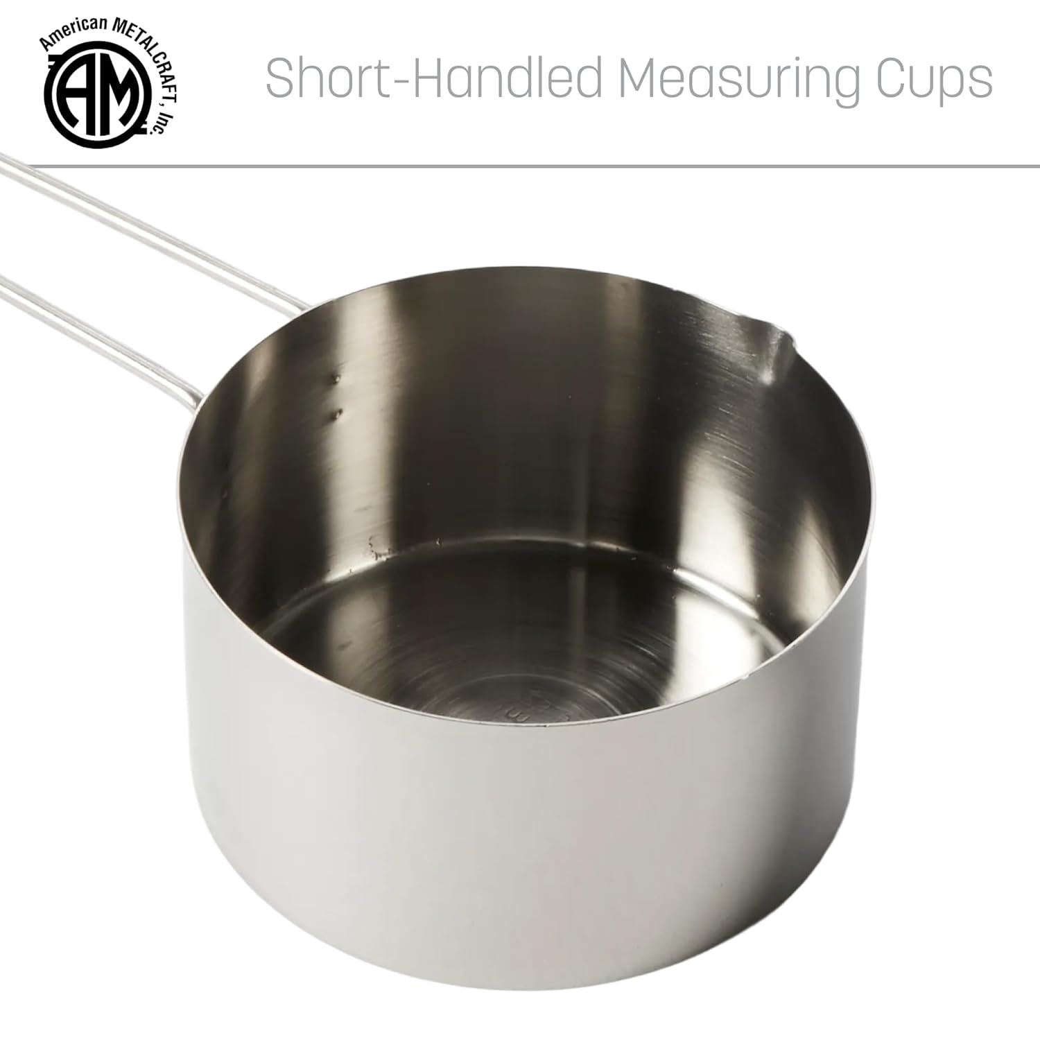 . 1 Cup Stainless Steel Measuring Cup