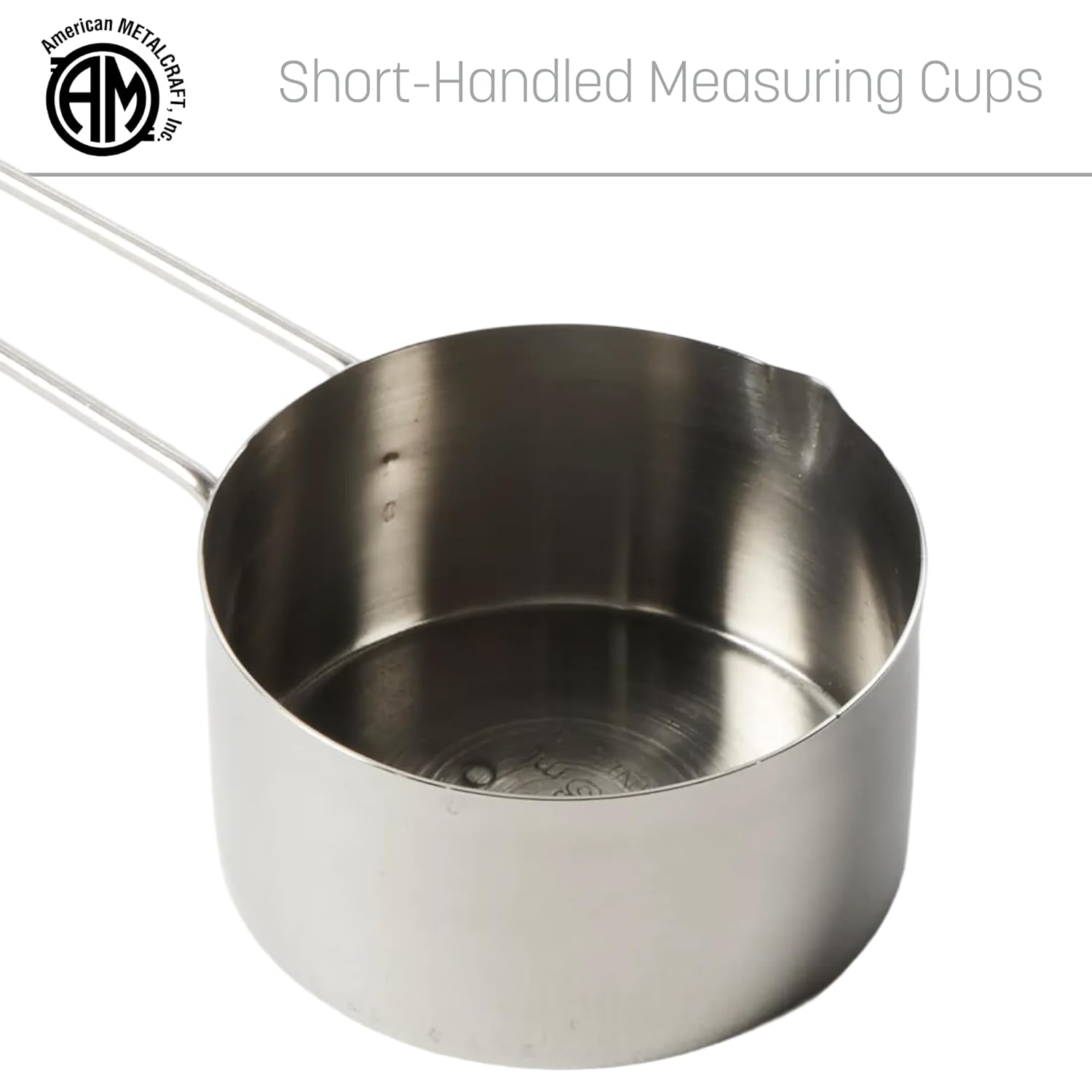. 1 Cup Stainless Steel Measuring Cup