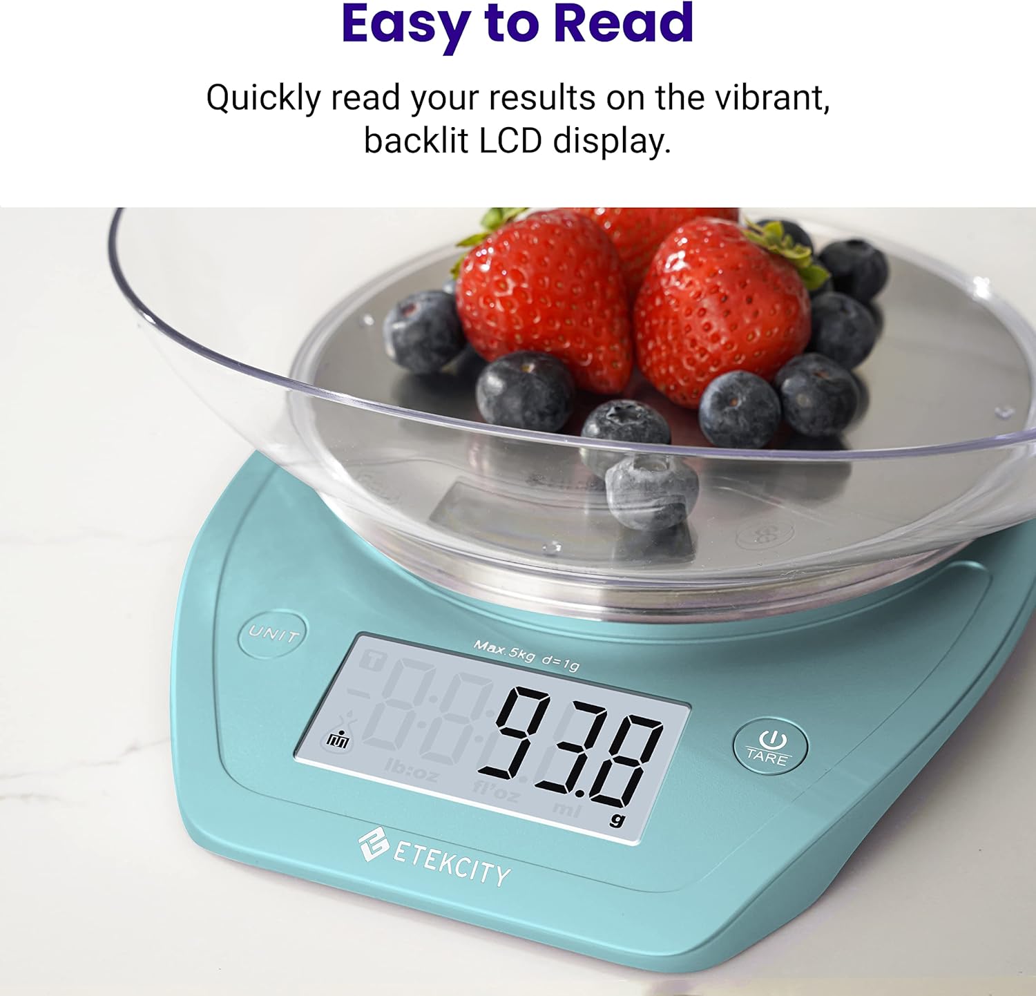 0.1g Food Kitchen Scale, Bowl, Digital Grams and Ounces for Weight Loss, Dieting, Baking, Cooking, and Meal Prep, 11lb/5kg, Stainless Steel Silver