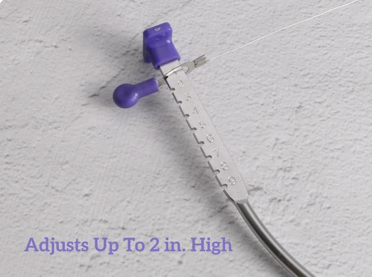 12 Inch Cake Scraper Smoother, Stainless Steel Cake Bench Scraper Decorating Tools for Icing Frosting Cream Edge - Adjustable Kitchen Spatula for Mousse, Cheese, Cream Cake (Purple)