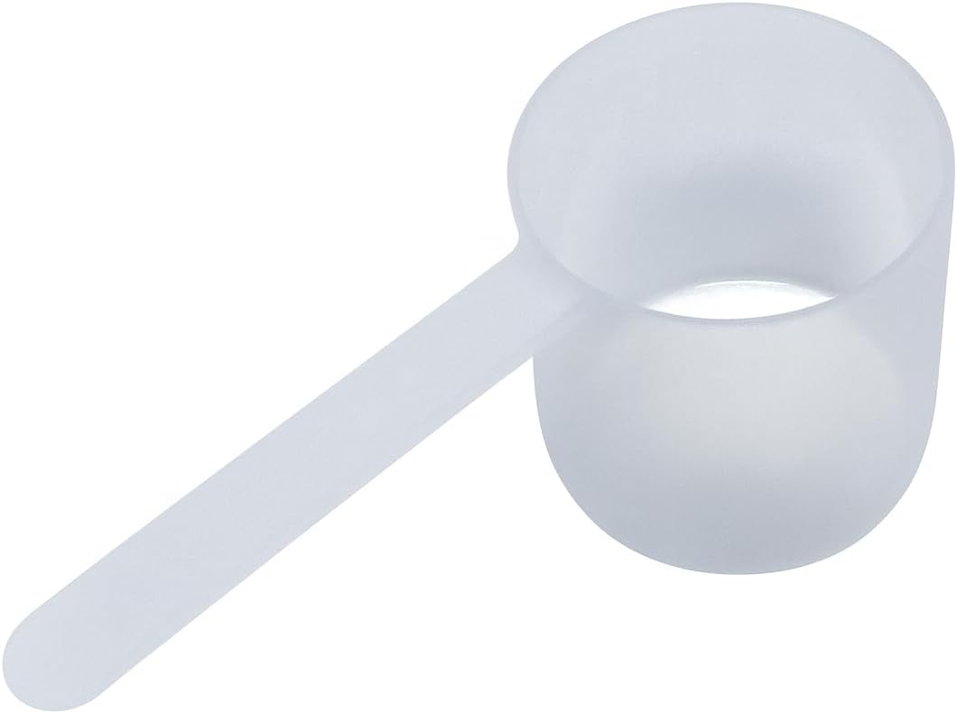 1 Teaspoon (1/3 Tablespoon | 5 mL) Long Handle Plastic Measuring Spoon for Coffee, Protein Powder, Pet Food, Spices, Grains, Dry Goods – Food-Grade BPA-Free (Pack of 25) - Colors B