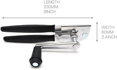 1 Pack Commercial Grade Heavy Duty Manual Can Opener with Easy Crank Folding Handle, Super Thick 20GA 2.0mm Steel with Chrome Plate Finish, Fit All Size Large Cans