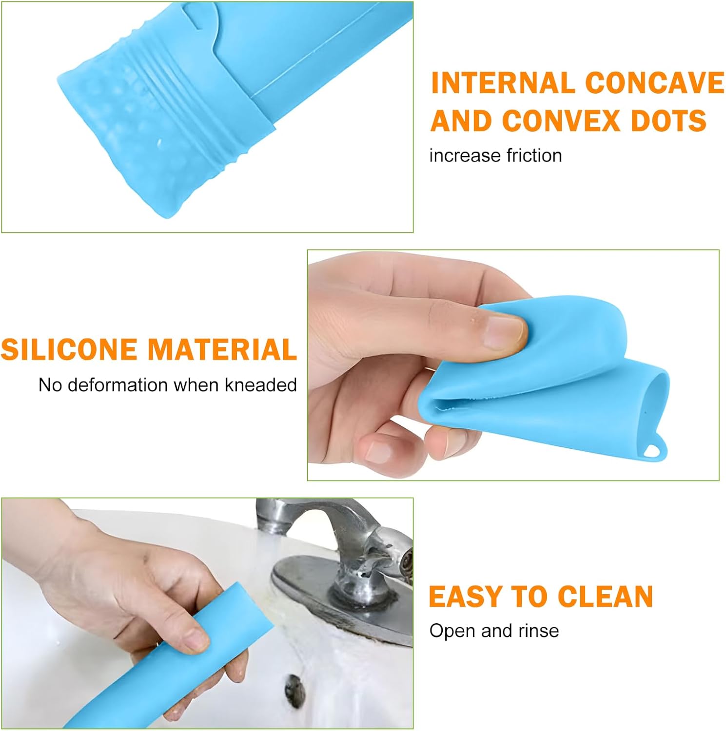 10er Pack Garlic Peelers Tube Rollers Peel Remover,Garlic Peeler Silicone Garlic Peel Remover Roller, Garlic Roller Peeling Tube Tool for Useful Kitchen Tools (Green)