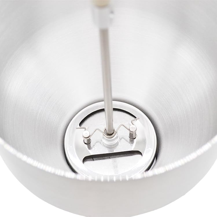 1 Pack Pancake Batter Dispenser with Stand, 88 Ounce Heavy Gauge 10GA Aluminum Body, Precise Portion Control Dial Setting for Pancakes Cupcakes Crepes Donuts Biscuits Muffins
